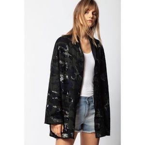 ZADIG VOLTAIRE Maya Wool
Camo Green Black XS